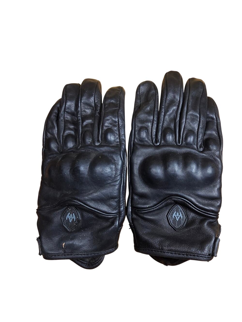 Damascus Protective Gear ATX95 All Leather Gloves w/ Knuckle Armor Medium EUC